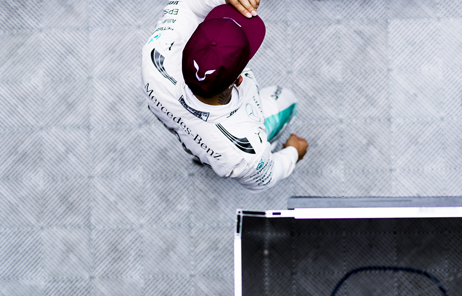 Lewis Hamilton of Great Britain and Mercedes AMG Petronas walks out of the garage during practice for the Spanish Formula One Grand Prix at Barcelona Circuit on May 13, 2016 in Montmelo, Spain. Lewis Hamilton of Great Britain and Mercedes AMG Petronas walks out of the garage during practice for the Spanish Formula One Grand Prix at Barcelona Circuit on May 13, 2016 in Montmelo, Spain.