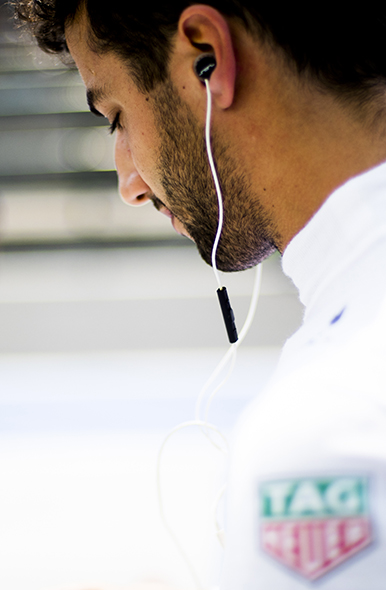 Daniel Ricciardo of Australia and Red Bull Racing is pictured on the grid ahead of the Hungarian Formula One Grand Prix at Hungaroring on July 24, 2016 in Budapest, Hungary.