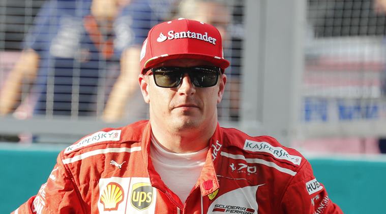 Ferrari driver Kimi Raikkonen of Finland reacts after the qualifying for the Malaysian Formula One Grand Prix in Sepang, Malaysia, Saturday, Sept. 30, 2017. (AP Photo/Vincent Thian) Ferrari driver Kimi Raikkonen of Finland reacts after the qualifying for the Malaysian Formula One Grand Prix in Sepang, Malaysia, Saturday, Sept. 30, 2017. (AP Photo/Vincent Thian)