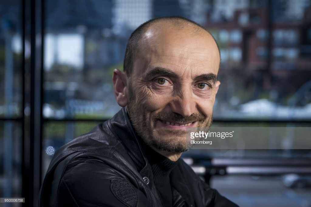 Claudio Domenicali, chief executive officer of Ducati Motor Holding SpA, sits for a photograph after a Bloomberg Television interview in San Francisco, California, U.S., on Thursday, April 19, 2018. Domenicali discussed sales of the company's new sports and scrambler models, and possible suitors for the motorcycle manufacturer. Photographer: David Paul Morris/Bloomberg