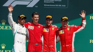 GP nước Anh 2018-Sebastian Vettel ngăn cản Lewis Hamilton lập kỷ lục bằng 1 chiến thắng ấn tượng