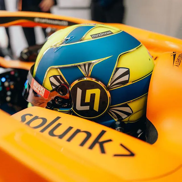 F1 bỏ quy định cấm thay đổi màu nón bảo hiểm, Norris tuyên bố mỗi chặng một nón