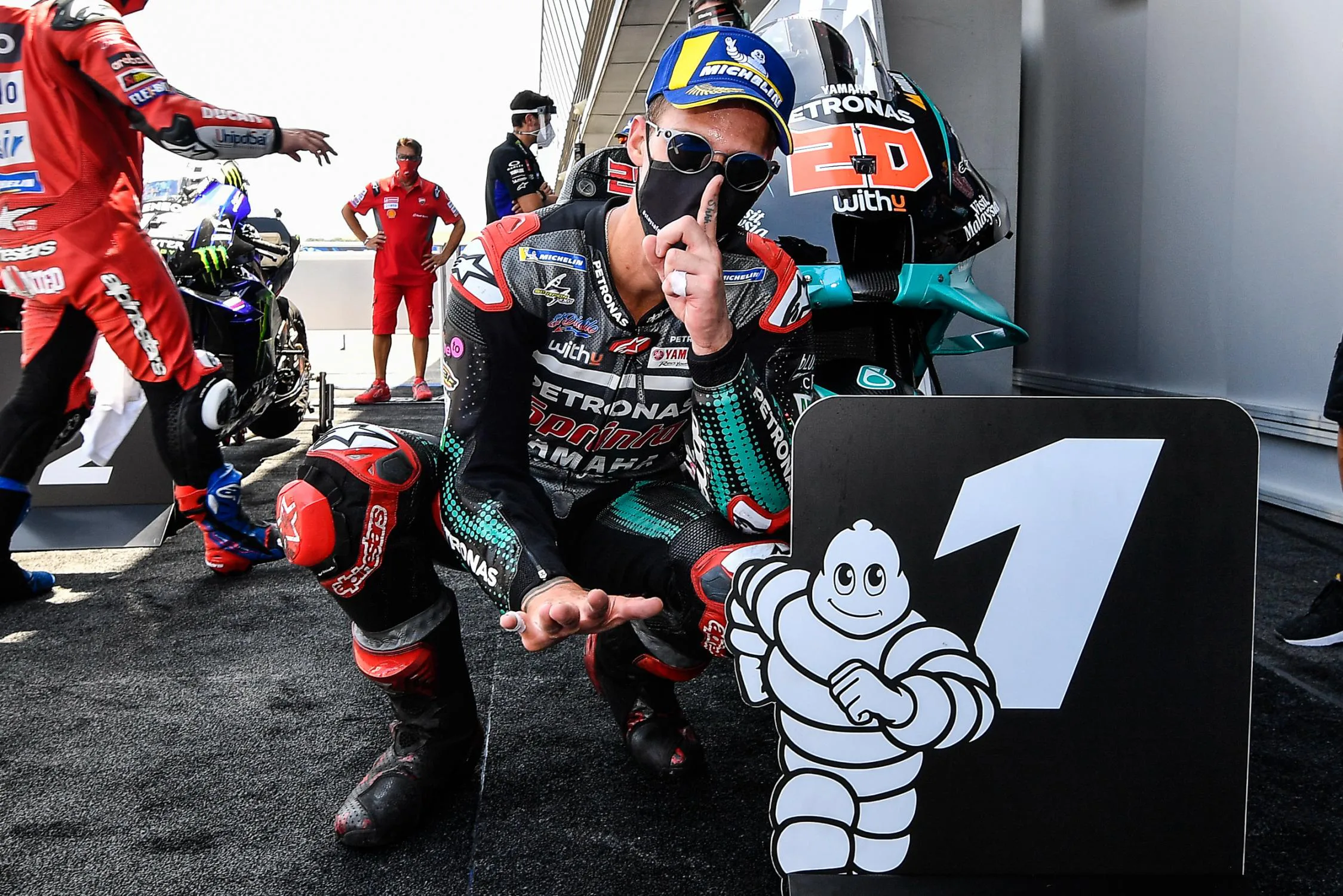 Diễn biến MotoGP Tây Ban Nha 2020-Marc Marquez gặp hạn, Fabio Quartararo có chiến thắng đầu tiên