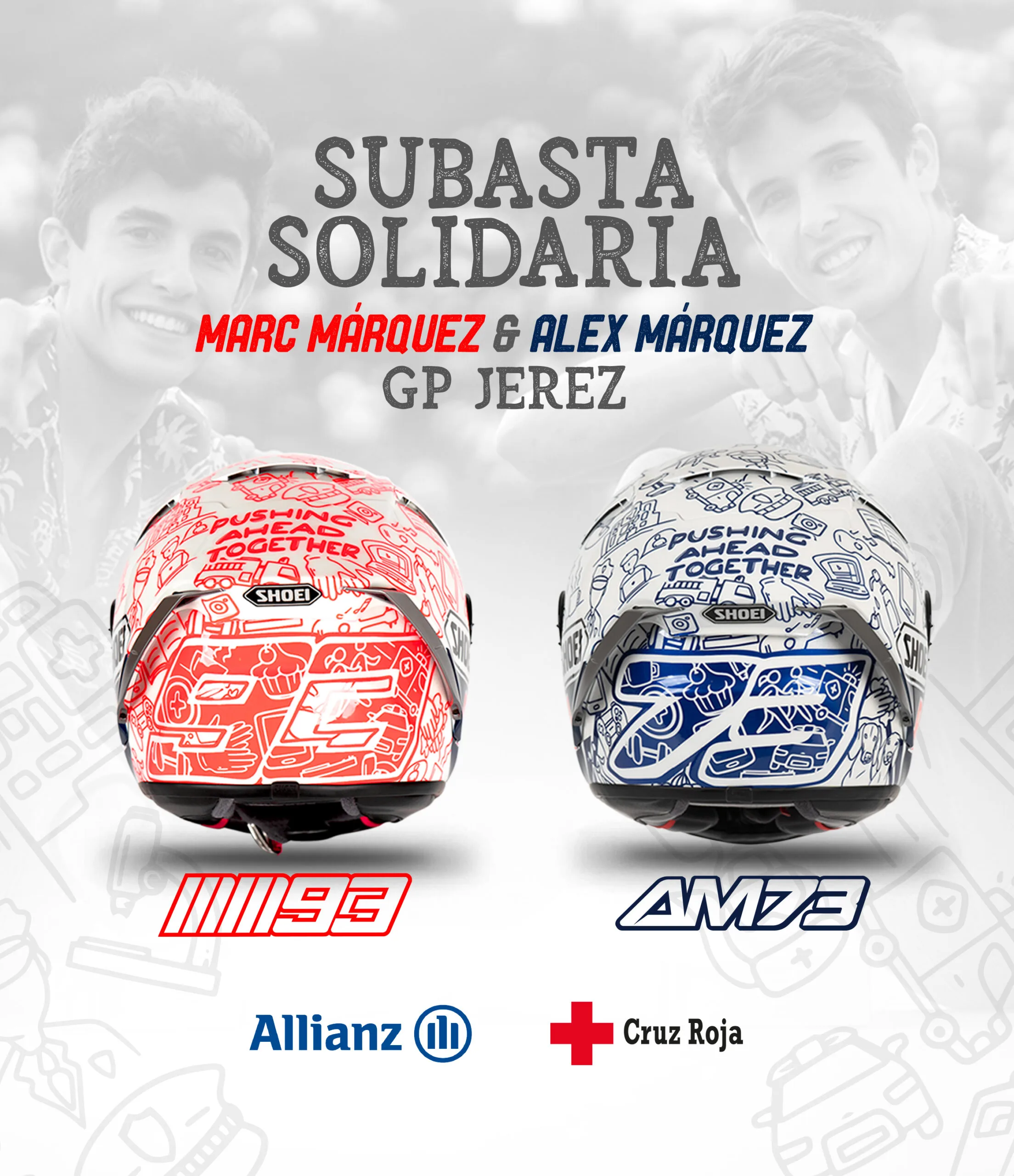 Anh em Marquez đấu giá chiếc mũ đặc biệt ở Jerez để hỗ trợ nạn nhân covid-19 ở Tây Ban Nha