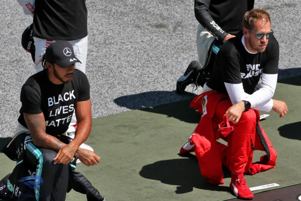 Bị Lewis Hamilton trách móc, Sebastian Vettel kêu gọi F1 tổ chức nghi thức anti-racism chỉn chu hơn