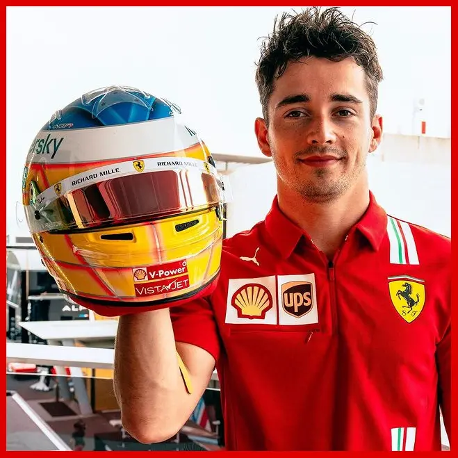 Chiếc nón bảo hiểm Spider-Man của Charles Leclerc ở GP Pháp 2021