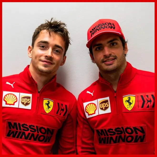 Charles Leclerc và Carlos Sainz là 2 tay đua chính của đội đua Scuderia ở mùa giải F1 2021