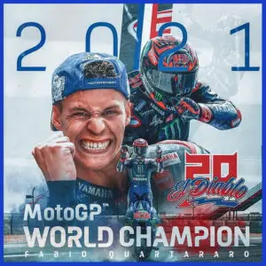 MotoGP 2021 chặng 16 đua chính: Francesco Bagnaia ngã xe, Fabio Quartararo lên ngôi vô địch