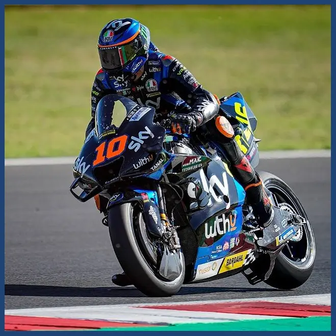 Luca Marini ở chặng đua MotoGP San Marino 2021