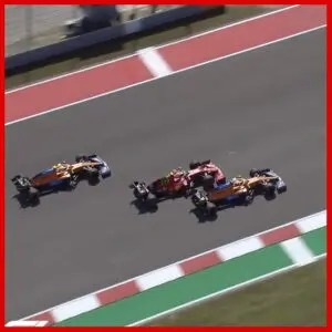 Carlos Sainz tưởng nhầm Daniel Ricciardo là Lando Norris, dùng mánh khóe để trả vị trí