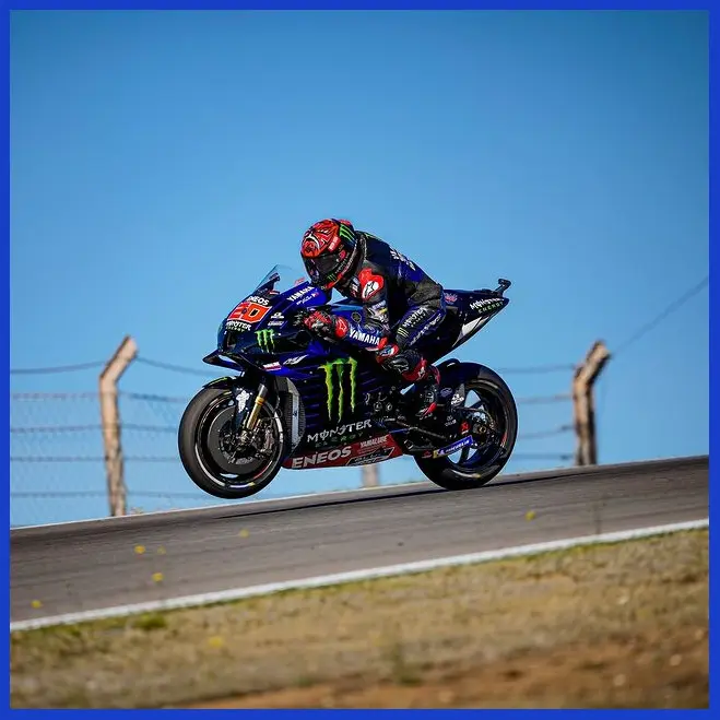 Fabio Quartararo ở ngày đua thứ Bảy chặng đua MotoGP Algarve 2021