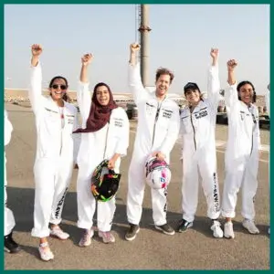 Sebastian Vettel tổ chức giải đua karting nữ #Race4Women ở Ả Rập Saudi