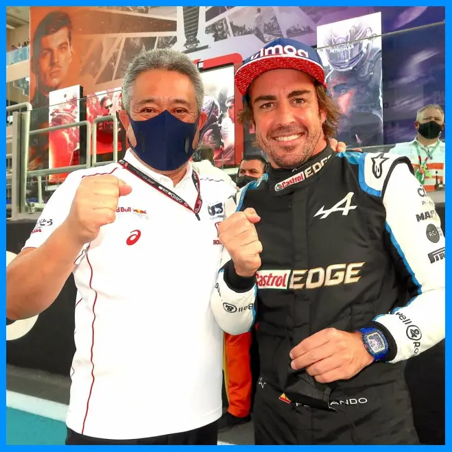 Fernando Alonso và Masashi Yamamoto