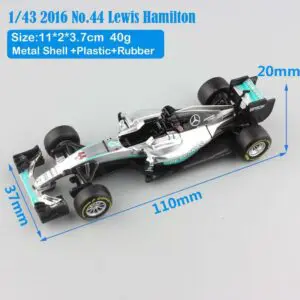 (217 000đ) Mô hình xe hơi Mercedes AMG F1 W07 Hybrid No.44 Lewis Hamilton tỉ lệ 1/43