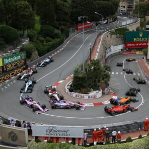 Góc cua số 6 của trường đua Monaco 