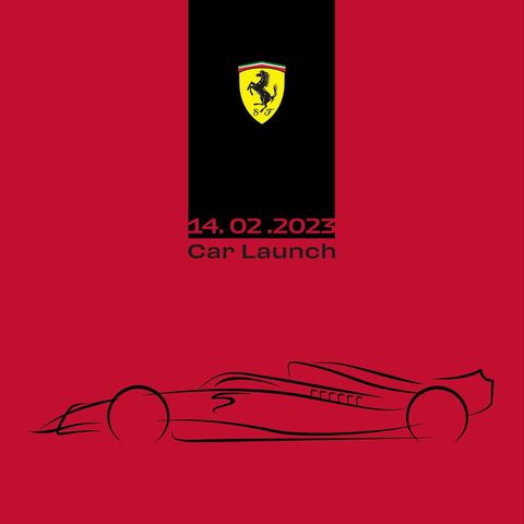 Thông báo ngày ra mắt xe mới của đội đua Scuderia Ferrari