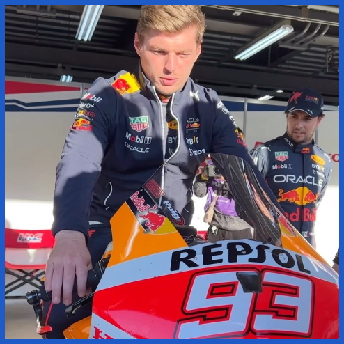 Dù rất thích nhưng Max Verstappen không được phép lái chiếc xe MotoGP