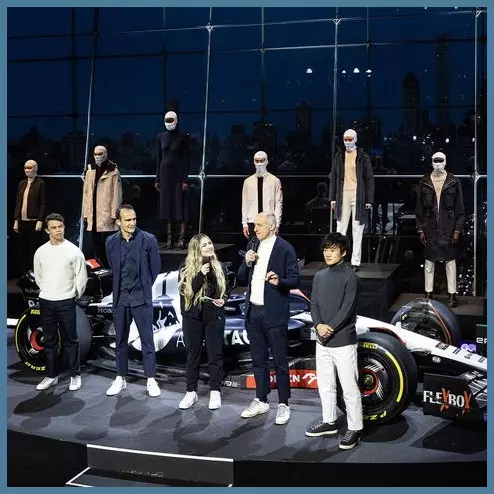 AlphaTauri vừa ra mắt xe F1 2023, vừa tranh thủ giới thiệu bộ sưu tập thời trang
