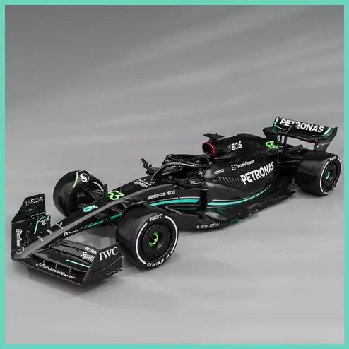 Chiếc xe F1 2023 của đội đua Mercedes