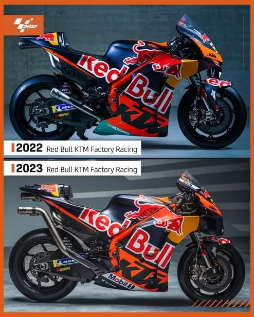 So sánh xe KTM RC16 2022 và 2023