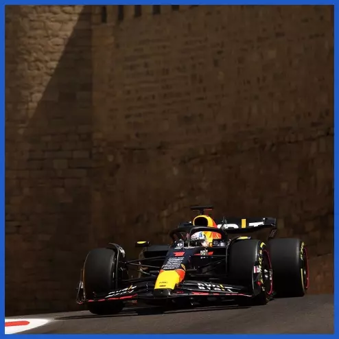 Max Verstappen ở phiên chạy FP1 GP Azerbaijan 2023