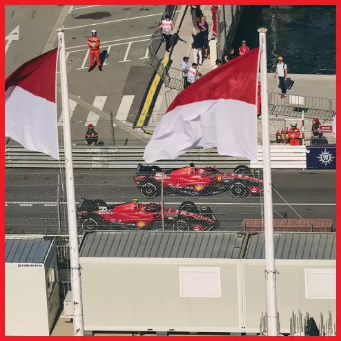 Ảnh: Các tay đua Ferrari trong ngày đua thứ Sáu
