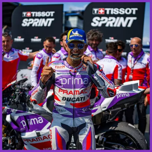 Ảnh: Jorge Martin đoạt huy chương vàng Sprint race MotoGP Pháp 2023