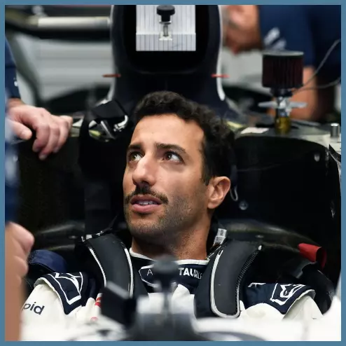 Ảnh: Daniel Ricciardo ở chặng đua GP Mexico 2023
