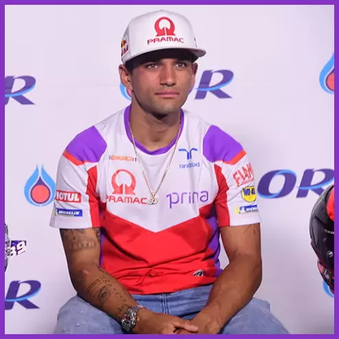 Ảnh: Jorge Martin ở buổi họp báo trước chặng đua MotoGP Thái Lan 2023