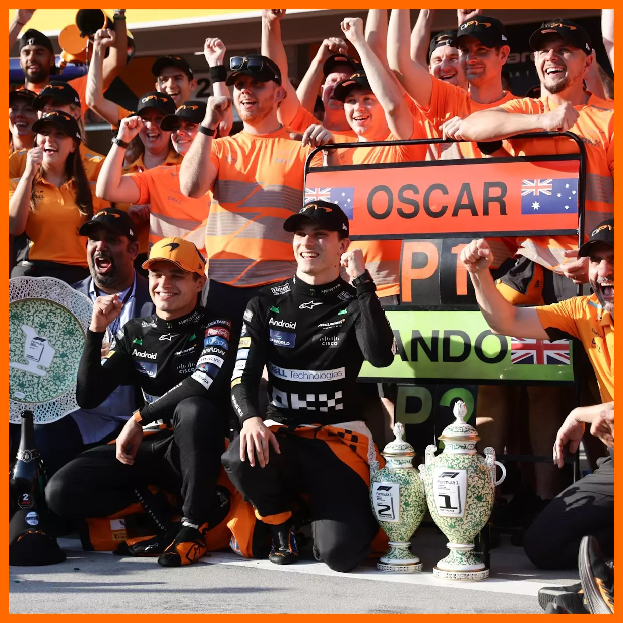 Mclaren dàn xếp khó hiểu, Lando Norris nhường chiến thắng GP Hungary 2024 cho Oscar Piastri