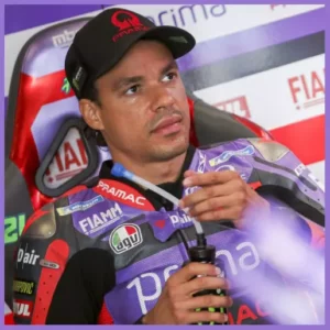 Ảnh: Franco Morbidelli sau cuộc đua Sprint race MotoGP Anh 2024