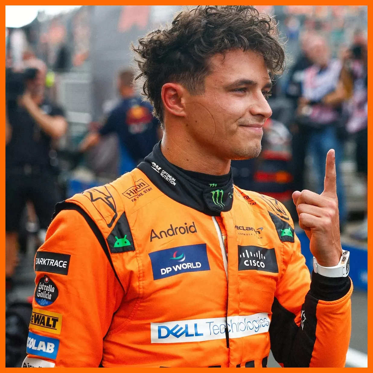 Lando Norris không lo lắng về pha xuất phát ở đua chính GP Hà Lan 2024