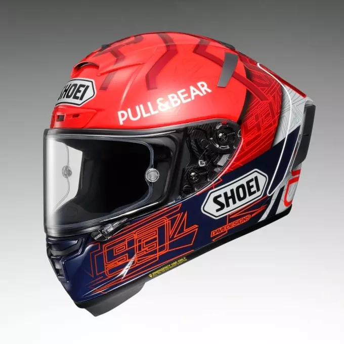 Nón bảo hiểm fullface Shoei X-14 Marc Marquez 6