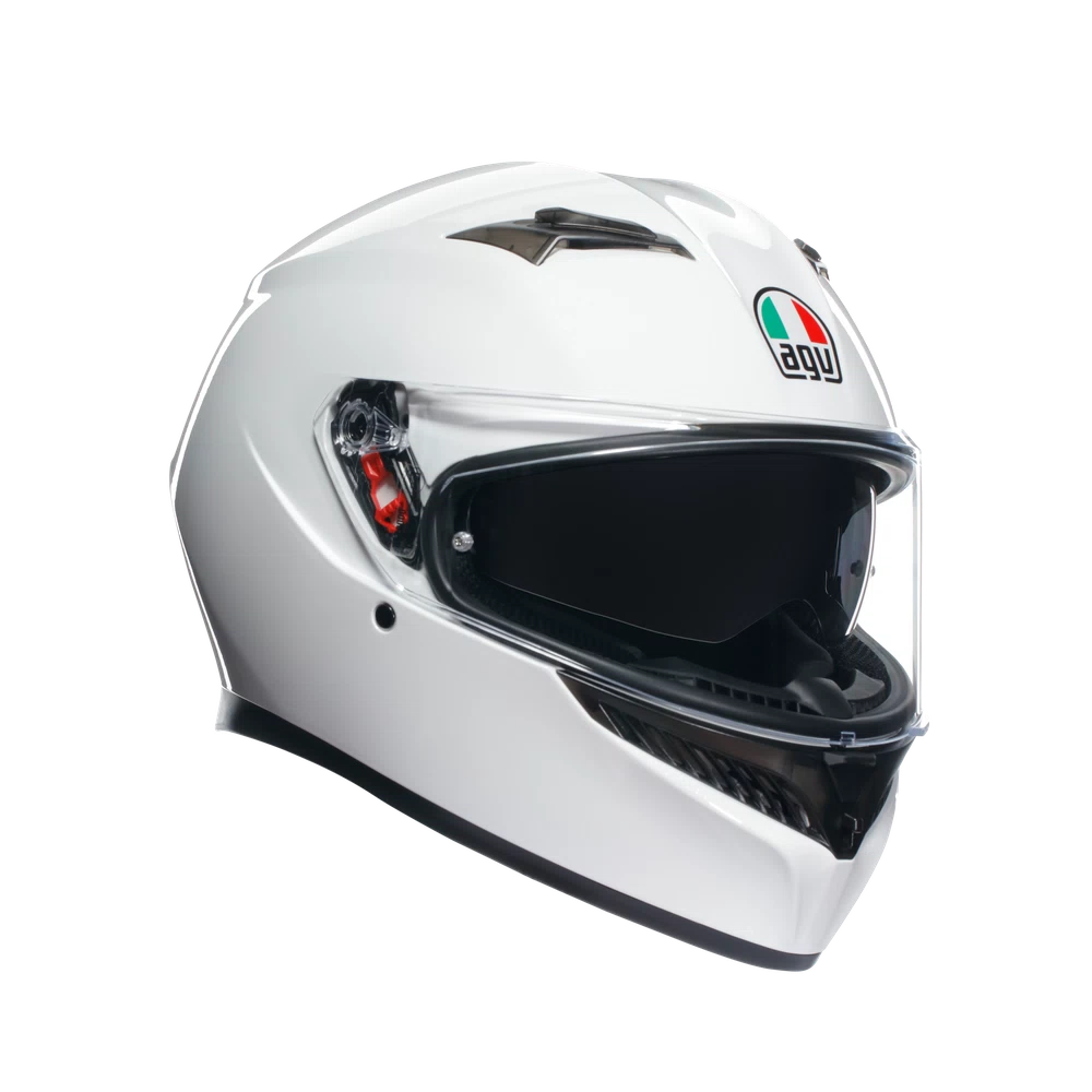 Mũ bảo hiểm fullface AGV K3 MONO SETA WHITE – DOT(E2206)