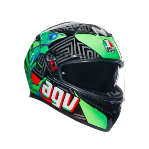 Mũ bảo hiểm fullface AGV K3 Kamaleon Black Red Green