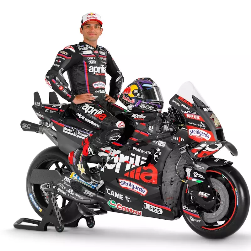 Jorge Martin ra mắt chiếc xe MotoGP Aprilia RS-GP25 số 1