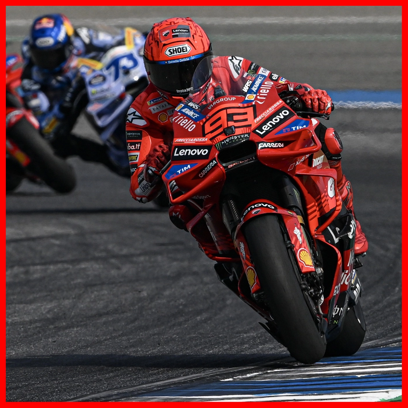 Marc Marquez sử dụng xe Ducati GP25 ở chặng đua MotoGP Thái Lan 2025