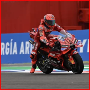 Marc Marquez đội đua Ducati ở chặng đua MotoGP Argentina 2025