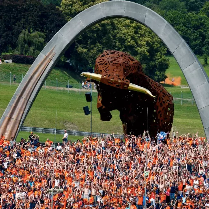 Một góc trường đua Red Bull Ring Một góc trường đua Red Bull Ring