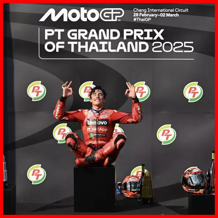 Marc Marquez ở chặng đua MotoGP Thái Lan 2025