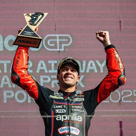 Marco Bezzecchi ở chặng đua MotoGP Bồ Đào Nha 2025