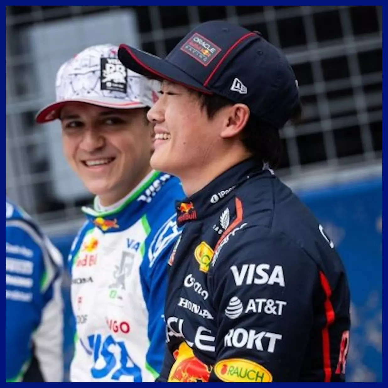 Isack Hadjar và Yuki Tsunoda ở mùa giải F1 2025